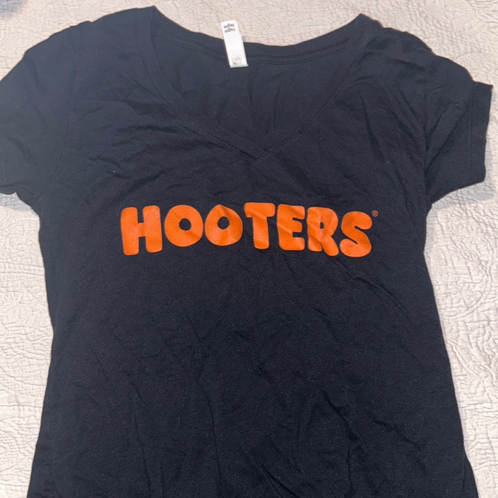 Med and Small hooters hostess uniform top!! A little stretchy! New!